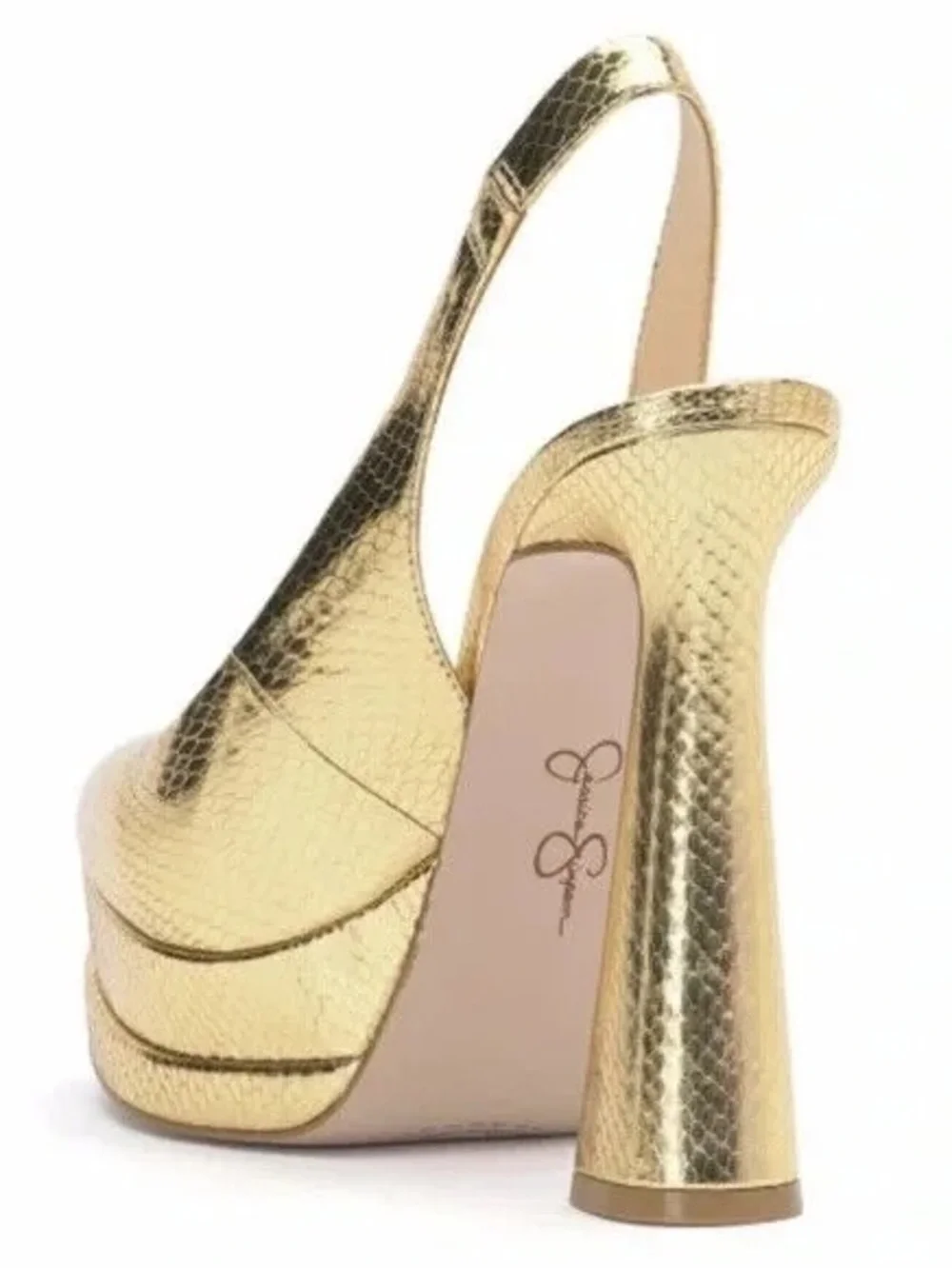Jessica Simpson Mayria Slingback Platform Heels Dress Shoes